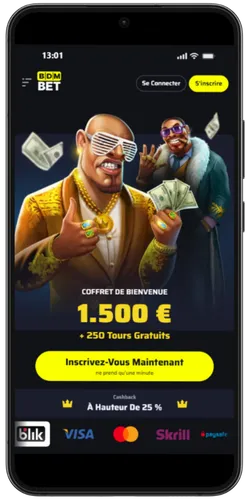 Ouvrez le site official BDMbet