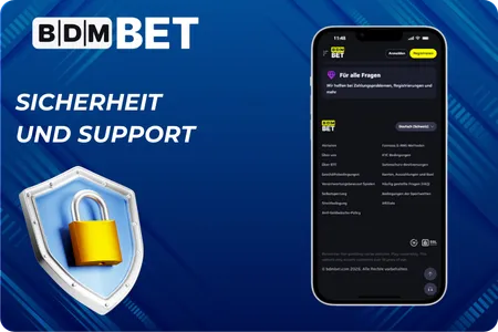 Sicherheit und support