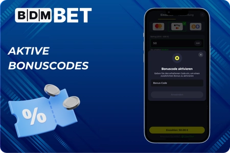 Aktive Bonuscodes BDMbet Casino