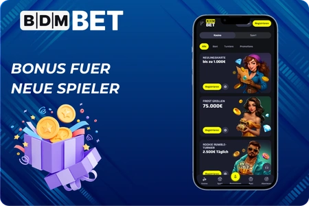Bonus fuer neue Spieler BDMbet