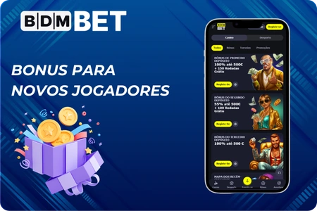 Bonus para novos jogadores BDMbet