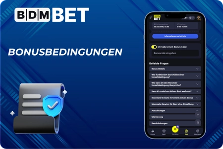 Bonusbedingungen BDMbet Casino