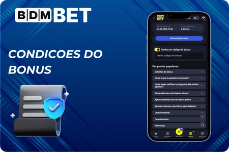 Condicoes do bonus BDMbet