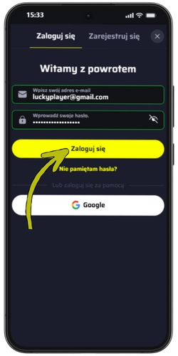 Klikasz potwierdzenie