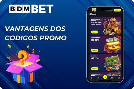 Vantagens dos codigos promo BDMbet