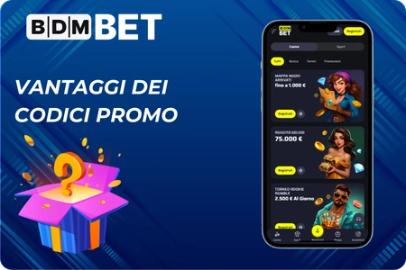 Vantaggi dei codici promo BDMbet