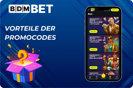 Vorteile der BDMbet Promocodes